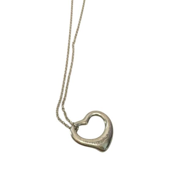 Tiffany & Co. Elsa Peretti Small Open Heart Necklace - Picture 12 of 12